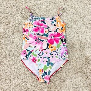 Summersalt Girls One Piece Floral Swimsuit Size 8